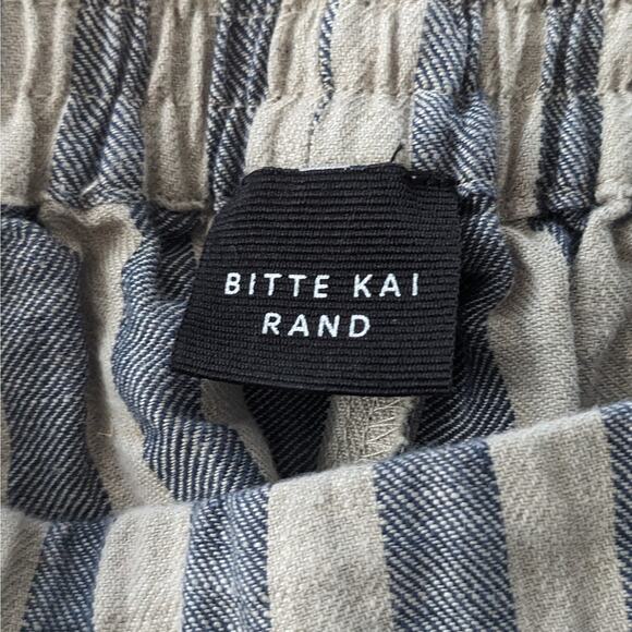 Bitte Kai Rand Vertical Stripes Linen Skirt - Picture 5 of 7